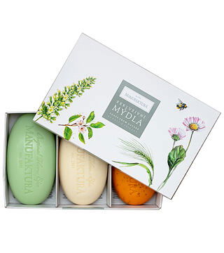 Darčeková sada TRIO: kúzlo prírodných mydiel