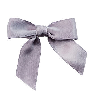 Self-Adhesive Gift Bow – Satin, Silver