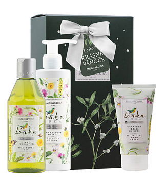 Vánoční dárkový set Ochranná péče o tělo & ruce LOUKA