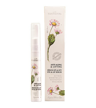 Anti-Aging & Lifting Serum for Eyes and Lips with Daisy, Q10 and Peptides