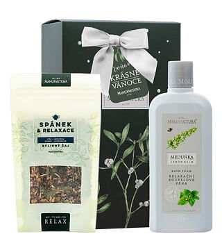 Vánoční dárkový set Relax s Meduňkou