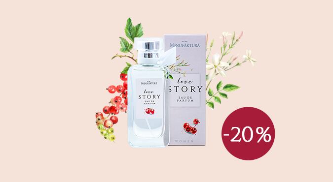 EdP LOVE STORY – Růže, rybíz & jasmín