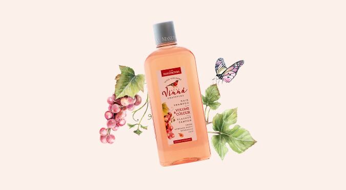 Revitalizující šampon Objem & Barva VINNÁ KOSMETIKA