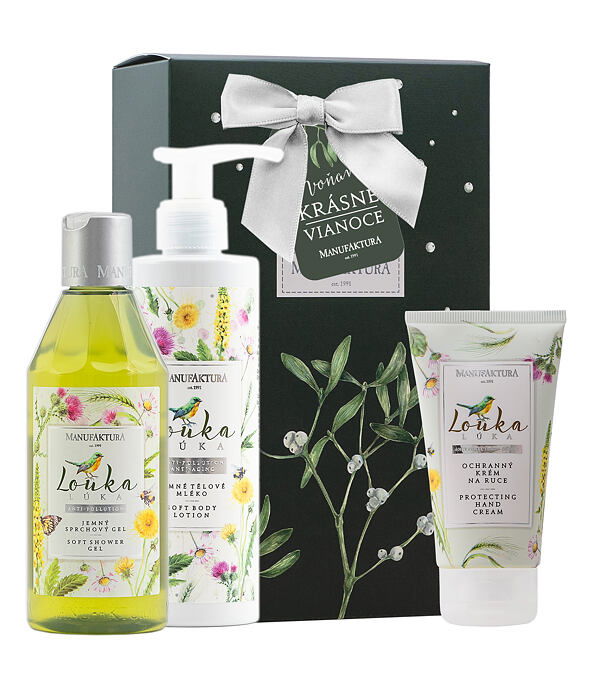 Vianočný darčekový set Ochranná starostlivosť o telo & ruky LÚKA
