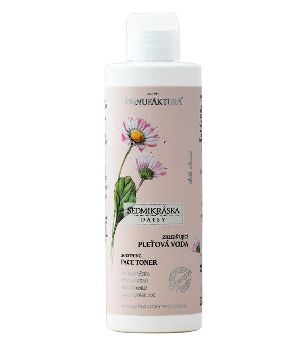 Zklidňující pleťová voda SEDMIKRÁSKA pro citlivou pleť