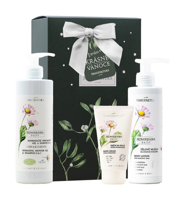 Vánoční dárkový set Péče o tělo SEDMIKRÁSKA