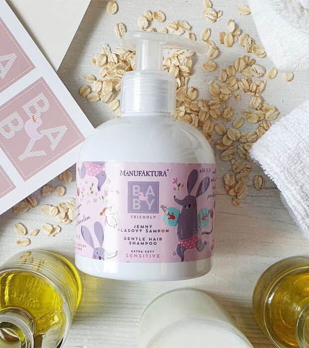 Jemný detský vlasový šampón Baby Friendly
