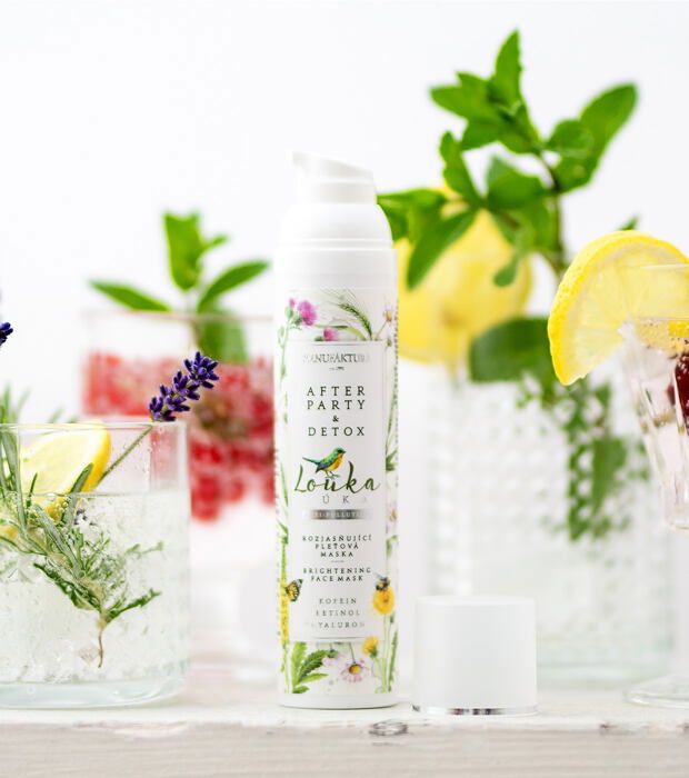 Rozjasňující maska na obličej After party & Detox LOUKA