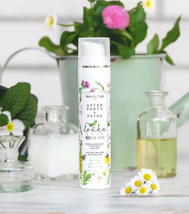 Rozjasňujúca maska na tvár After party & Detox LÚKA