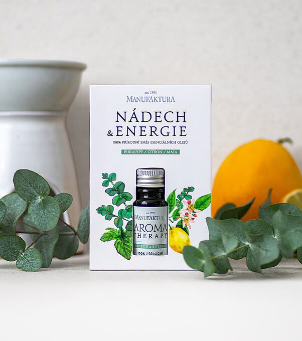 100% přírodní směs esenciálních olejů NÁDECH a ENERGIE