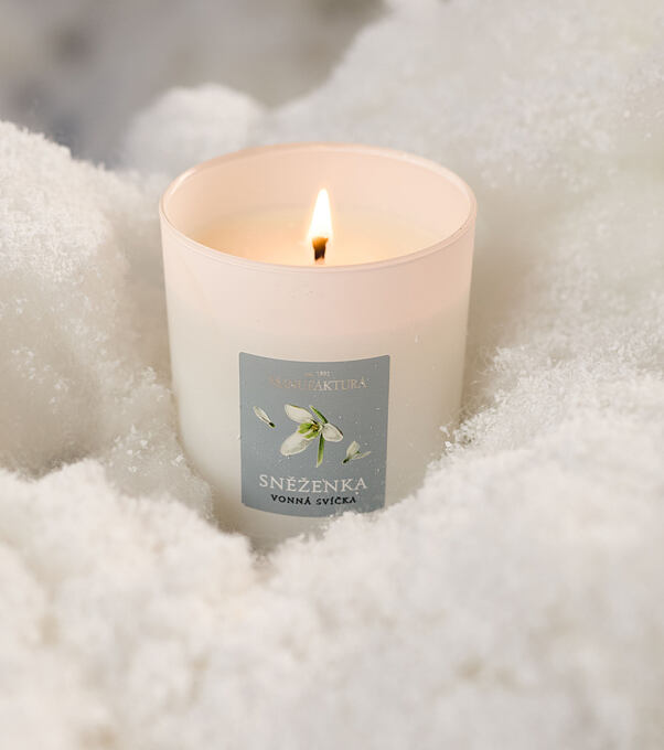 SNOWDROP Natural Soy Wax Candle
