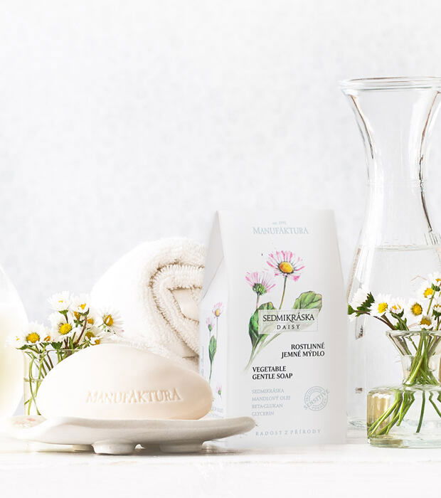 Nežné rastlinné mydlo SEDMOKRÁSKA
