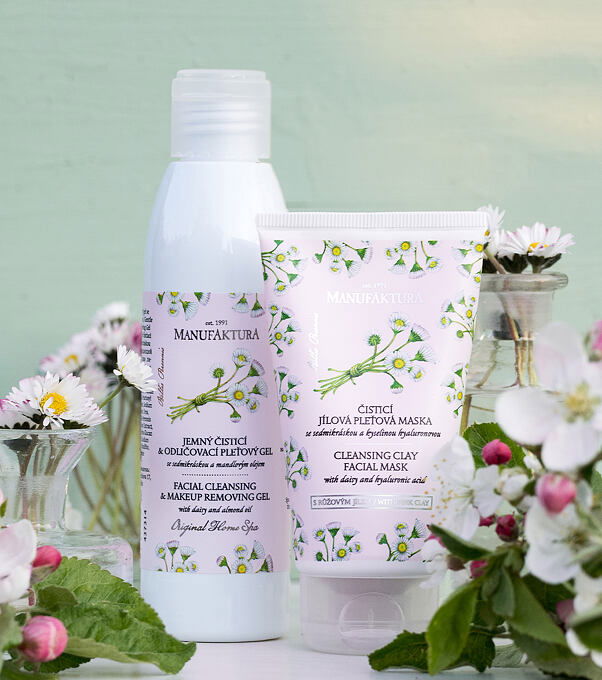 Čistiaca ílová pleťová maska ​​SEDMOKRÁSKA