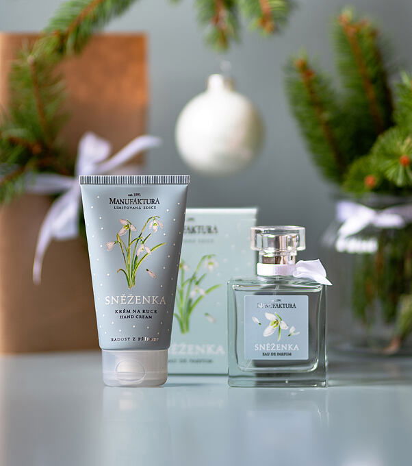 Vianočný darčekový set Zimná vôňa SNEŽIENKA