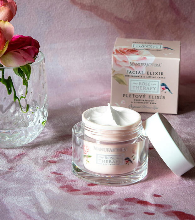 
ROSE Facial Elixir – Anti-Wrinkle & Lifting Cream for Mature Skin – ECO Refill
