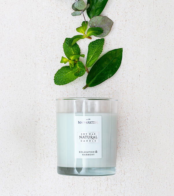 Prírodná sójová sviečka Relaxácia & harmónia – MEDOVKA