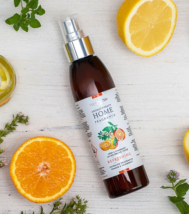 Interiérová vůně Radost & osvěžení – GREP & POMERANČ