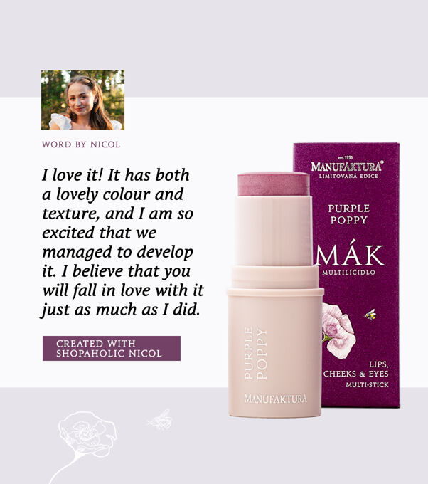 PURPLE POPPY Lips, Cheeks & Eyes Multi-Use Stick
