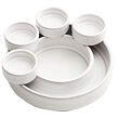 Ceramic Candle Holder - White